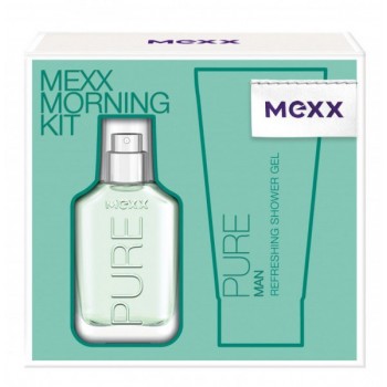 Набор Mexx Morning Kit Pure Man (30ml edt+50ml s/g) оригинал